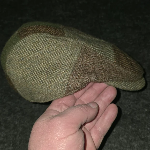 Men's Patchwork Flat Cap - Picture 8 of 8